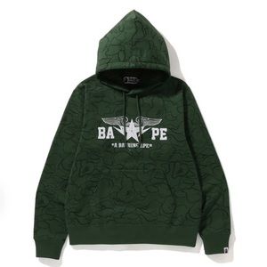 New Men’s Bape A Bathing Ape Green Hoodie Size Large